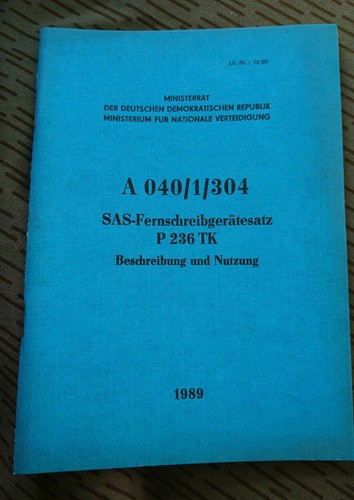 Nva vorschrift 040 304 - vorschrift, 040/1/304