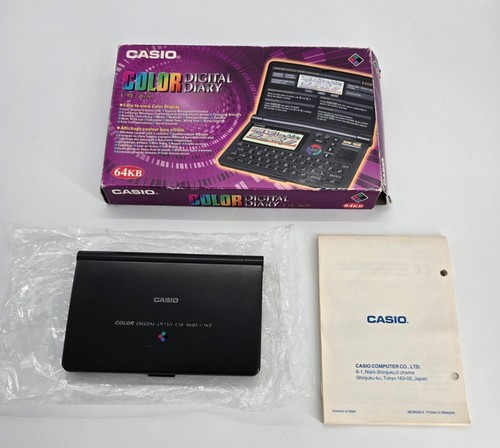 Casio color digital diary - color,
