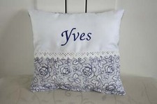 Lavendelkissen, Duftkissen, mit Wunsch Namen bestickt, Landhaus, 10 zur Auswahl