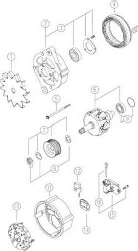 Mahle generator für - generator, fendt