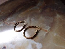 1 Paar Creolen 333 Gelbgold 8kt. punziert Echtschmuck ca. 1,49 g Etui