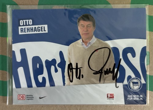 Otto rehhagel autogrammkarte - otto,