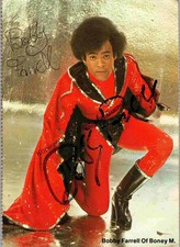Original Autogramm Bobby Farrell (1949-2010) BONEY M /// Autograph signiert sign