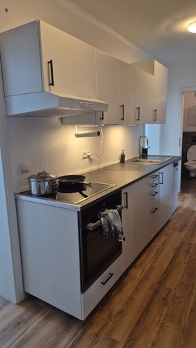 Moderne weiße ikea küche - ikea-küche, mit