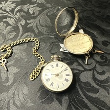 SPINDELTASCHENUHR  Silber