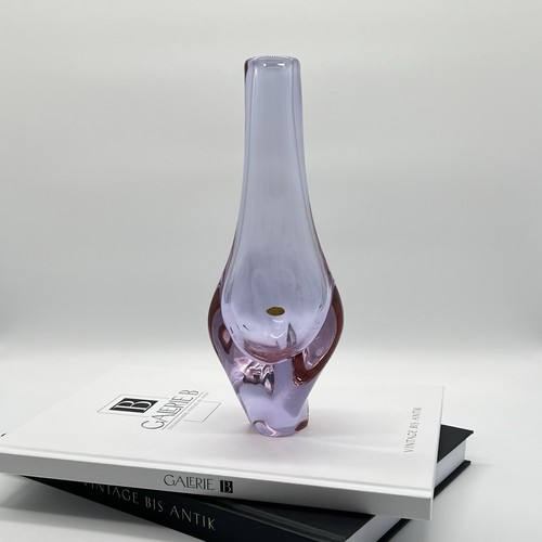 Vintage czech glas vase - czech,