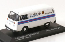 1:43 Minichamps VW T2 transporter Martini Porsche Renndienst 1972