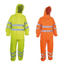 Regenanzug Warnschutz