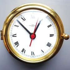 Wempe Chronometerwerke Schiffsuhr mit elektrmagnet.  Mauthe W 371 Werk, ca. 1965