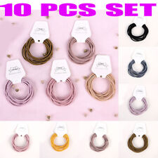 10 Stück 5 Cm Gummibänder Elastische Scrunchies Haarbänder Haargummis /
