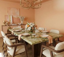 Beleuchtet Grün Onyx Table