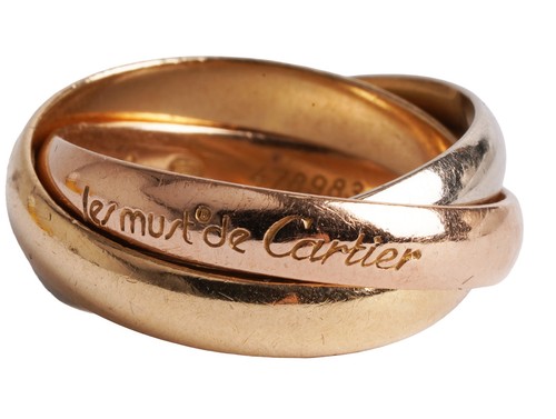 Cartier trinity ring 750 gold - cartier,