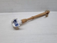 RAR antik Quirl Rührgerät Porzellan Delfts Delfter Motiv Windmühle handbemalt