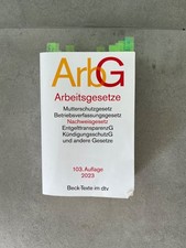 Beck-Texte im dtv - Arbeitsgesetze 103. Auflage (2023)