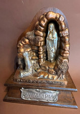 Alte Heiligen Figur Metall