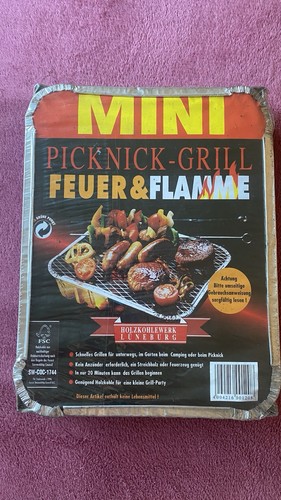 Mini holzkohle picknick grill - mini,