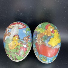 Vintage Ostern Pappmaché Eier