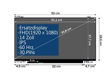 Notebook Display 14 Zoll Full