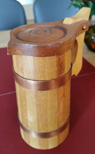 Bierkrug aus holz - holz, ***