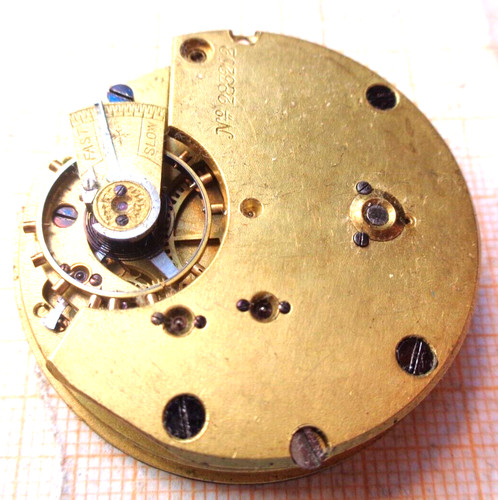Antikes taschenuhrwerk - antikes,