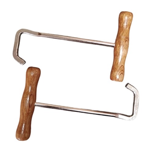 Stiefelhaken mit holzgriff - stiefelhaken,