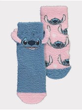 Stitch Angel Cosy Socks Hearts