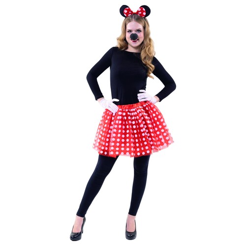 Kostüm set minnie rock mit - kostüm-set,