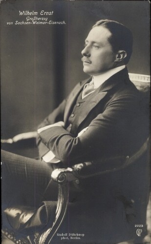 Wilhelm ernst großherzog - ak,