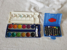Pelikan - Wasserfarben und Kreidestifte gebraucht