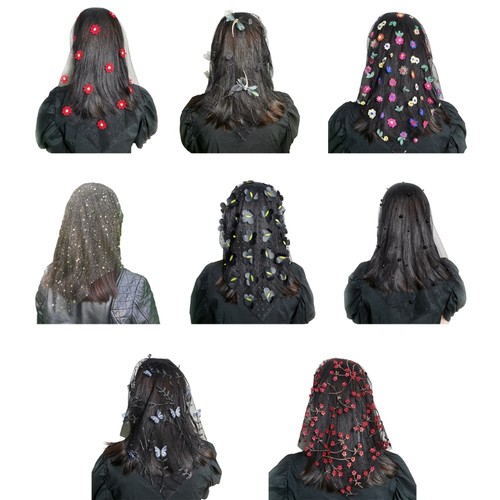Lace mantilla veil for - lace,