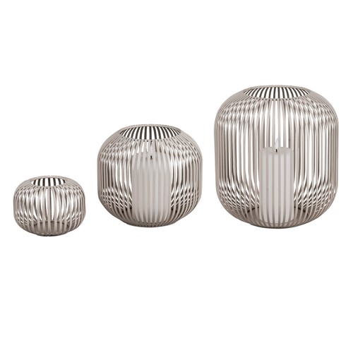 3er set windlichter stäbe - windlichter, in