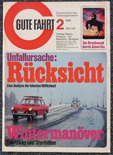 Gute Fahrt 02/68 VW Karmann Ghia, individuelle Autositze, Im Greyhound durch USA