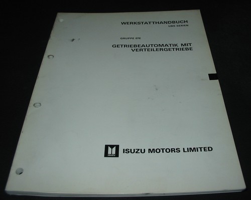Werkstatthandbuch isuzu - werkstatthandbuch,