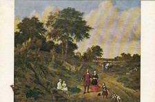 ADRIAN VAN DE VELDE, Landschap met familiengroep ngl F4364