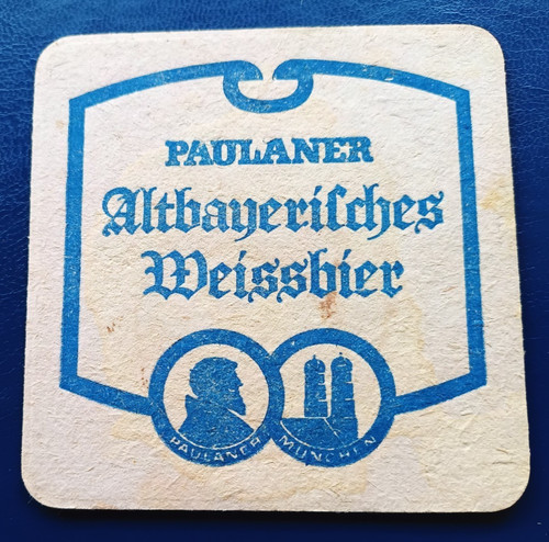 Bierdeckel brauerei paulaner - brauerei,