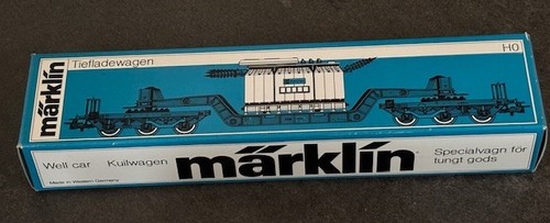 Märklin 4617 tiefladewagen - märklin,