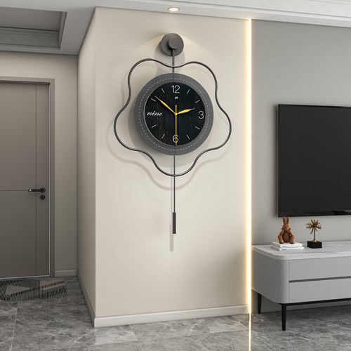 Luxus blumen wanduhr - blumen,