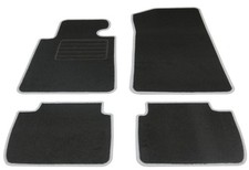 Fußmatten für BMW E46 3er Limo Touring Coupe Matten Silber Autoteppich Basic Set