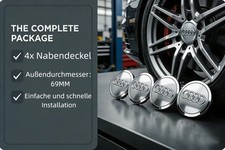 4pcs 69mm Nabendeckel