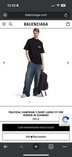 Balenciaga T-Shirt Political