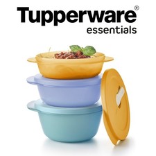 Tupperware MicroTup-Set Klein, 3-teilig für die Mikrowelle 400ml 600ml 800ml