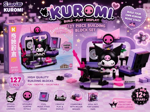 Sanrio kuromi 127 - kuromi, 127-teiliges