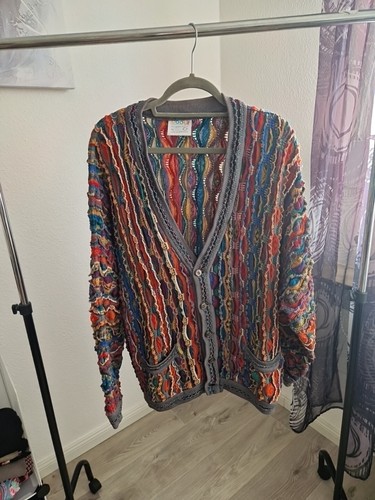 Coogi strickjacke bunt - strickjacke,