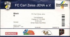 Ticket II Bl 2006/2007 FC Carl