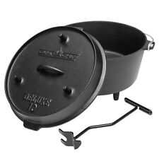Camp Chef Deluxe Dutch Oven DO-10 Gusseisen Deckelheber Schmortopf