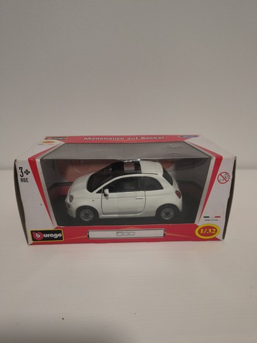 Fiat 500 weiß modellauto - weiß,