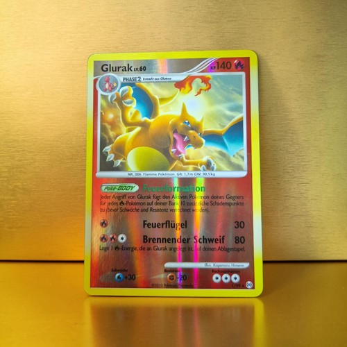 Pokemon karte glurak ar - glurak, lv.60