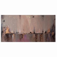 Abstraktes Gemälde 50x100 cm