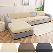 Sofabezug Sofa Sitzkissenbezug Stretch Wasserdicht Couch Sofahusse 1/2/3/4 Sitze