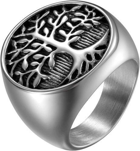 Herren ring edelstahl - herren,